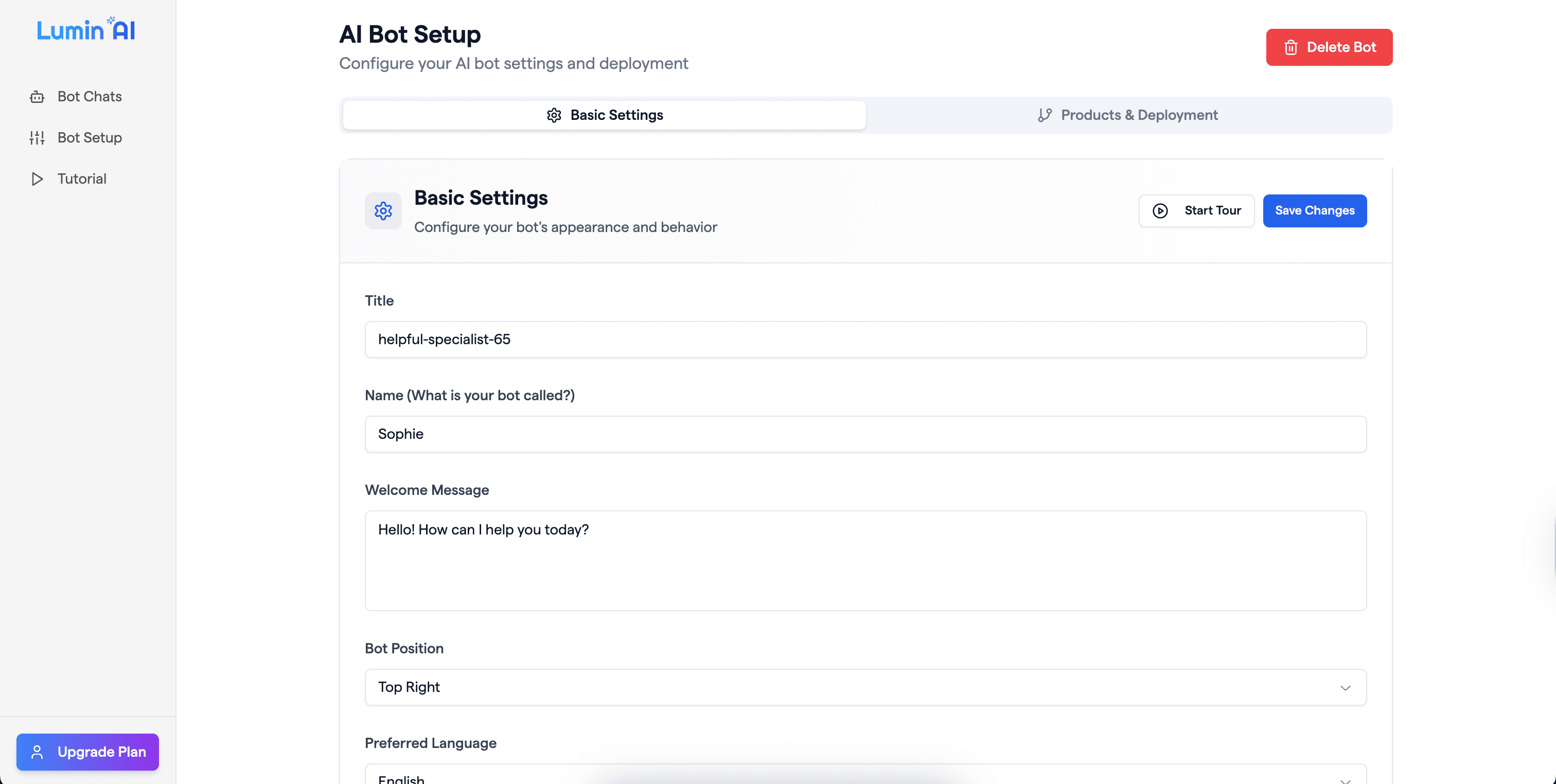 Third Project image Lumin AI